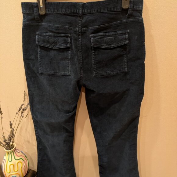Navy Cotton Corduroy pants - Picture 5 of 9